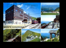 MONTE GENEROSO  Capolago Ferrovia Bahn Zug Treno Railways Bahnhof Stazione Gare Ferroviaire Train - Capolago