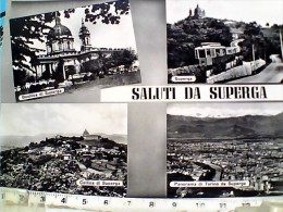 TORINO  VEDUTE SALUI DA SUPERGA N 1955 EP11579 - Transportes