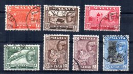 Kedah - 1959/61 -  Sultan Abdul Halim Shah Definitives (Part Set) - Used - Kedah