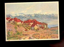 RIVAZ Vaud : Tableau De Jacques Odier  1853 1930 - Rivaz