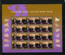 292119169 USA  POSTFRIS MINT NEVER HINGED POSTFRISCH EINWANDFREI SCOTT 4846 Pane Chinese New Year - Ungebraucht