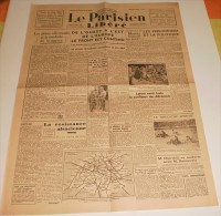 Le Parisien Libéré Du 14 Septembre 1944. - Französisch