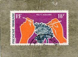 POLYNESIE Frse : Huître Perlière : Opération De  La Nacre - Ostréiculture - Vie Marine - Crustacées - - Used Stamps