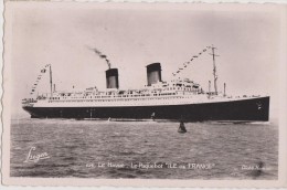 Cpsm 1953,le Havre,le Paquebot Ile De France - Steamers