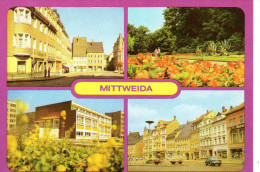 CP - PHOTO -  MITTWEIDA - MULTIVUES - MARKT - AM SCHWANTEICH - POLIKLINIK - Mittweida