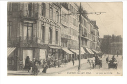 226 - BOULOGNES Sur MER - Le Quai Gambetta -  LL - Boulogne Sur Mer