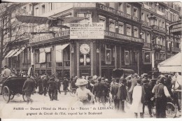 PARIS (75) Hôtel Du Matin "Blériot De LEBLANC Gagnant Circuit De L'Est-AVION-AVIATION-Journal " Le Matin "-Edition E.L.D - Cafés, Hotels, Restaurants