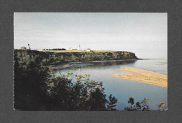 GASPÉ NORD - GASPÉSIE - QUÉBEC - RIVIÈRE MADELEINE ET LE PHARE - PHOTO H.V. HENDERSON - Gaspé