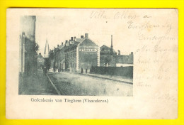 STADHUIS TIEGHEM Verzonden In 1901 VLAANDEREN = TIEGEM  Deelgemeente Van ANZEGEM  2411 - Anzegem