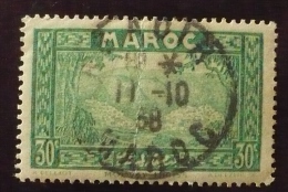 MAROC Yvert 136 Oblitéré. Cachet Lisible. 11/10/1938 - Usati