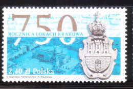 Poland 2007 Granting Municipal Rights To Gracow 750th Anniversary MNH - Neufs