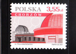 Poland 2007 Nicolaus Copernicus Planetarium Chorzow MNH - Unused Stamps