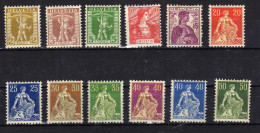 Suisse (1907-40)  - "Helvetia"  Neufs* - Unused Stamps