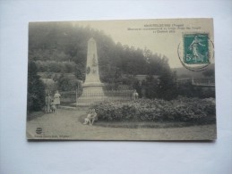 88 - BROUVELIEURES -monument Commémoratif Au Corps Franc Des Vosges 1870 - Brouvelieures