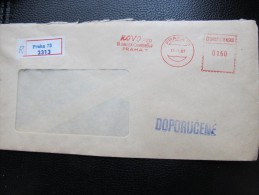 BRIEF Frankotype Freistempel Postfreistempel  1967 KOVO   /// U7549 - Cartas & Documentos