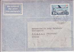LETTRE AVIATION-AFFRANCHIE AVEC F42-CACHET 1ER JOUR- 2.05.1947-TTB-C=100.-- - Primeros Vuelos