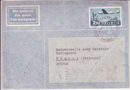 LETTRE AVIATION-AFFRANCHIE AVEC F42-CACHET 1ER JOUR- 2.05.1947-TTB-C=100.-- - Premiers Vols