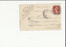 Carte Lettre Petit Format De Exp: Mr Joquet A Chambery 73 Adressé A Mr Bollon Bois A Cognin 73) Voir Scan - Cartes-lettres