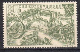 TCHECOSLOVAQUIE - 1955: "Krumlov" - N° PA 40** - Luftpost