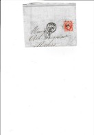 LETTRE AFFRANCHIE N° 16 OBLITERE LOSANGE PETITS CHIFFRES- 2691- ROANNE  -1857 - 1849-1876: Classic Period