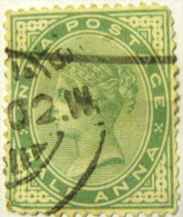 India 1882 Queen Victoria 0.5a - Used - 1882-1901 Impero