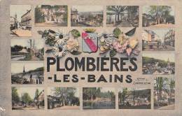 Plombières Les Bains    88     Multivues Et Blason - Plombieres Les Bains