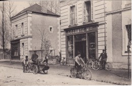 CHATEAU DU LOIR (Sarthe) LECOMTE Mécanicien-Armes -  Munitions - Machines à Coudre -AUTO-VOITURE-VELO-COMMERCE-RARE- - Chateau Du Loir