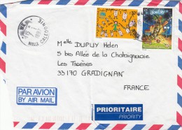 1997. DEVANT DE LETTRE NOUVELLE CALEDONIE. WE Pour La FRANCE/ 4159 - Lettres & Documents