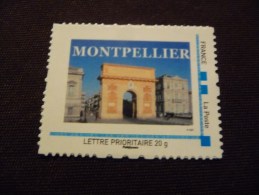TIMBRE  AUTOADHESIF  LETTRE  PRIORITAIRE " MONTPELLIER " NEUF  LUXE** - Neufs
