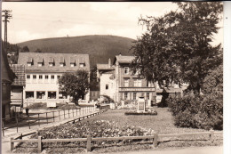 0-5906 RUHLA, Friedensplatz, 1967, Uhrenstempel - Bad Salzungen