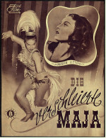 Das Neue Film-Programm Von Ca. 1951  -  "Die Verschleierte Maja"  -  Mit Maria Litto , Willy Fritsch - Zeitschriften