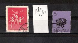 CHINE 1958/1959 // Lot De 2 Oblitérés YT 1177 Et 1181 (Chameau)  // Cote 2006 = 1  Euro - Oblitérés