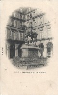 PARIS - 75 -  CPA DOS SIMPLE De La Statue De Jeanne D'Arc De Frémiet   - ENCH11  - - Statues