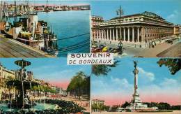 SOUVENIR DE BORDEAUX  CARTE MULTIVUES - Bordeaux