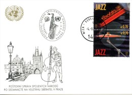 ONU Vienne 2014  - White Card Prague 4-6 9 2014 - Jazz - Maximumkarten