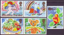 GB  - GREAT BRITAIN -  CHILDREN  PAINTING - GREETINGS  -**MNH - 1989 - Puppets