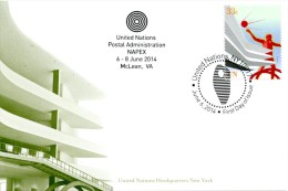 ONU New-York 2013 - Show Card NAPEX 6-8 June 2014 - Cartoline Maximum