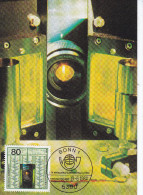 Industrie Optique, Tri Optique, Carte Maximum Allemagne Bonn 1984 - Usines & Industries