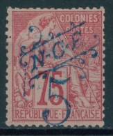 NOUVELLE CALEDONIE  -  MVLH/* - 1892 - Yv  39 TRES PETITE CHARNIERE SEE SCAN  - Lot 10981 - Oblitérés