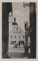 AK Hradek Nad Nisou Grottau Laden Elektro Haus Kirche Gasse Bei Liberec Reichenberg Zittau Reichenau Kratzau Chrastava - Sudeten