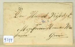 FRANCO BRIEFOMSLAG Uit 1868 Van FRANEKER Naar GROUW   (9399) - Lettres & Documents