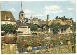 CPM FRANCE 58 NIEVRE MOULINS-ENGILBERT - Vue Générale Et Les Bords Du Guignon - 1982 - Moulin Engilbert