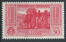 1932 EMISSIONI GENERALI GARIBALDI 50 CENT MNH ** - K002 - Amtliche Ausgaben