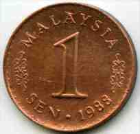 Malaysie Malaysia 1 Sen 1988 KM 1a - Malaysie