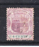 Mauritius   -   1895-97 .  Arms  4 C. - Mauritius (...-1967)