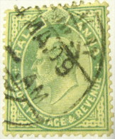 India 1906 King Edward VII 0.5a - Used - 1902-11  Edward VII