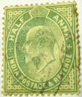 India 1906 King Edward VII 0.5a - Used - 1902-11 King Edward VII