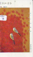 Télécarte Japon  OISEAU *  * BIRD * VOGEL (3971b) PHONECARD JAPAN * TELEFONKARTE * - Songbirds & Tree Dwellers