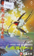 Télécarte Japon  OISEAU *  * BIRD * VOGEL (3981) PHONECARD JAPAN * TELEFONKARTE * - Songbirds & Tree Dwellers