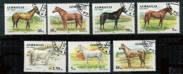 (cl 22 - P34) Azerbaïdjan Ob N° 87 à 93 -(ref. Michel Au Dos)  Chevaux - - Azerbaïjan